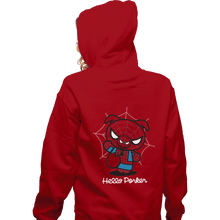 Load image into Gallery viewer, Shirts Zippered Hoodies, Unisex / Small / Red Hello Porker