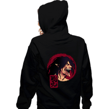 Load image into Gallery viewer, Secret_Shirts Zippered Hoodies, Unisex / Small / Black The Fighter