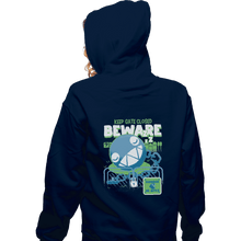 Load image into Gallery viewer, Shirts Pullover Hoodies, Unisex / Small / Navy Beware Of Chomp Chomp