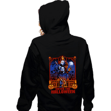 Load image into Gallery viewer, Daily_Deal_Shirts Zippered Hoodies, Unisex / Small / Black Enter The Halloween