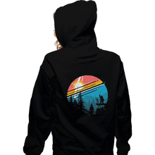 Load image into Gallery viewer, Shirts Zippered Hoodies, Unisex / Small / Black Galactic Victory