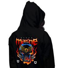 Load image into Gallery viewer, Sold_Out_Shirts Zippered Hoodies, Unisex / Small / Black Ultramarine Metal
