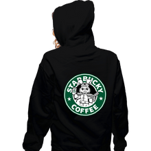 Load image into Gallery viewer, Shirts Zippered Hoodies, Unisex / Small / Black Starbucky Coffee