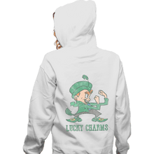 Load image into Gallery viewer, Shirts Zippered Hoodies, Unisex / Small / White Lucky Charms