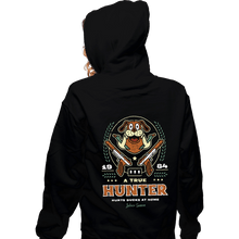 Load image into Gallery viewer, Daily_Deal_Shirts Zippered Hoodies, Unisex / Small / Black True Hunter