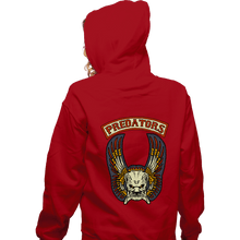 Load image into Gallery viewer, Daily_Deal_Shirts Zippered Hoodies, Unisex / Small / Red Predators