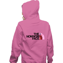 Load image into Gallery viewer, Secret_Shirts Zippered Hoodies, Unisex / Small / Red The Nom Face