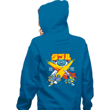 Load image into Gallery viewer, Shirts Zippered Hoodies, Unisex / Small / Royal Blue X-Slash
