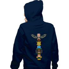Load image into Gallery viewer, Daily_Deal_Shirts Zippered Hoodies, Unisex / Small / Navy Totem Of Villains
