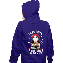 Load image into Gallery viewer, Daily_Deal_Shirts Zippered Hoodies, Unisex / Small / Violet Some Love In The Wind