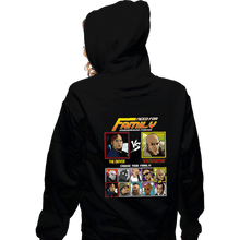 Load image into Gallery viewer, Shirts Zippered Hoodies, Unisex / Small / Black Family Fighter
