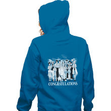Load image into Gallery viewer, Shirts Zippered Hoodies, Unisex / Small / Royal Blue Congratulations