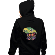 Load image into Gallery viewer, Shirts Zippered Hoodies, Unisex / Small / Black Majora's Mask