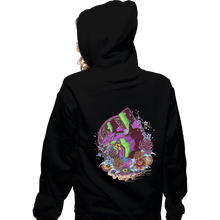 Load image into Gallery viewer, Shirts Zippered Hoodies, Unisex / Small / Black EVA 01 Ornate
