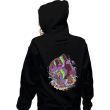 Load image into Gallery viewer, Shirts Zippered Hoodies, Unisex / Small / Black EVA 01 Ornate