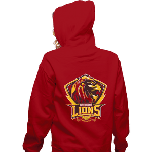 Shirts Zippered Hoodies, Unisex / Small / Red Gryffindors Lions