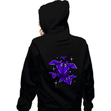 Load image into Gallery viewer, Shirts Zippered Hoodies, Unisex / Small / Black Origami Bats