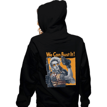 Load image into Gallery viewer, Shirts Zippered Hoodies, Unisex / Small / Black We Can Bust It