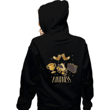 Load image into Gallery viewer, Shirts Zippered Hoodies, Unisex / Small / Black Kindness