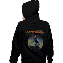 Load image into Gallery viewer, Daily_Deal_Shirts Zippered Hoodies, Unisex / Small / Black Skeletor Rocks
