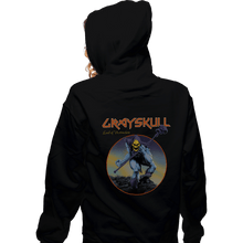 Load image into Gallery viewer, Daily_Deal_Shirts Zippered Hoodies, Unisex / Small / Black Skeletor Rocks