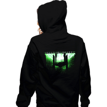 Load image into Gallery viewer, Daily_Deal_Shirts Zippered Hoodies, Unisex / Small / Black Cosmic Storm