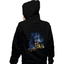 Load image into Gallery viewer, Shirts Zippered Hoodies, Unisex / Small / Black Digi Wars