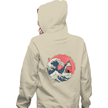 Load image into Gallery viewer, Daily_Deal_Shirts Zippered Hoodies, Unisex / Small / White The Great Shark