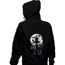 Load image into Gallery viewer, Shirts Zippered Hoodies, Unisex / Small / Black Moonlight Fateful Night
