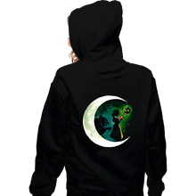 Load image into Gallery viewer, Daily_Deal_Shirts Zippered Hoodies, Unisex / Small / Black Snow Moon