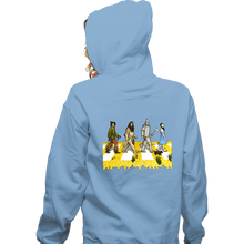 Load image into Gallery viewer, Daily_Deal_Shirts Zippered Hoodies, Unisex / Small / Royal Blue Yellow Brick Crossing