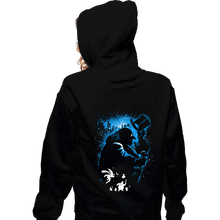 Load image into Gallery viewer, Secret_Shirts Zippered Hoodies, Unisex / Small / Black The Gentleman Of Crime
