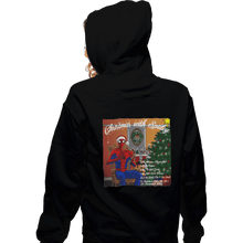 Load image into Gallery viewer, Shirts Zippered Hoodies, Unisex / Small / Black Spidey Christmas Album

