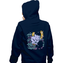 Load image into Gallery viewer, Shirts Zippered Hoodies, Unisex / Small / Navy Fallen Green Hill