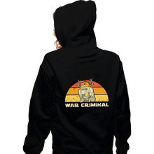 Load image into Gallery viewer, Daily_Deal_Shirts Zippered Hoodies, Unisex / Small / Black Vintage Criminal Droid