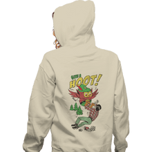 Load image into Gallery viewer, Secret_Shirts Zippered Hoodies, Unisex / Small / White Give A Hoot