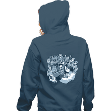 Load image into Gallery viewer, Shirts Zippered Hoodies, Unisex / Small / Indigo Blue Rival Schools
