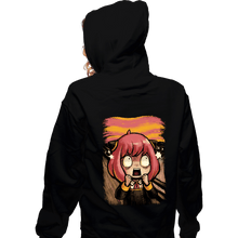 Load image into Gallery viewer, Daily_Deal_Shirts Zippered Hoodies, Unisex / Small / Black Telepathy Is Pain
