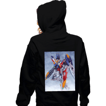 Load image into Gallery viewer, Secret_Shirts Zippered Hoodies, Unisex / Small / Black Wing Zero Painting