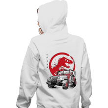 Load image into Gallery viewer, Daily_Deal_Shirts Zippered Hoodies, Unisex / Small / White YJ Sahara sumi-e