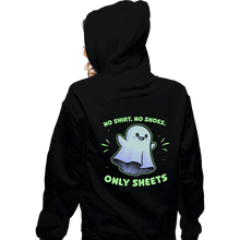 Load image into Gallery viewer, Secret_Shirts Zippered Hoodies, Unisex / Small / Black Only Sheets