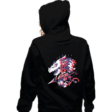 Load image into Gallery viewer, Daily_Deal_Shirts Zippered Hoodies, Unisex / Small / Black Dragon Knight