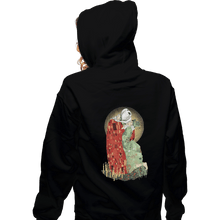 Load image into Gallery viewer, Shirts Zippered Hoodies, Unisex / Small / Black The Bloody Kiss
