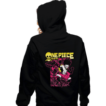 Load image into Gallery viewer, Secret_Shirts Zippered Hoodies, Unisex / Small / Black Luffy Metal