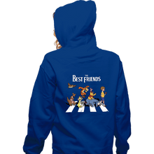 Load image into Gallery viewer, Daily_Deal_Shirts Zippered Hoodies, Unisex / Small / Royal Blue The Best Friends Road