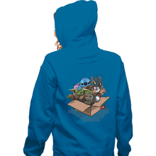 Load image into Gallery viewer, Shirts Pullover Hoodies, Unisex / Small / Sapphire Kawaii Full Team