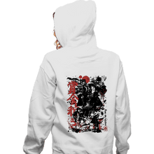 Load image into Gallery viewer, Daily_Deal_Shirts Zippered Hoodies, Unisex / Small / White Ronin Boba