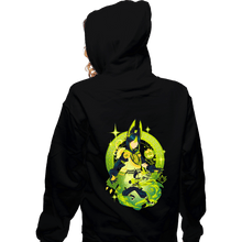 Load image into Gallery viewer, Shirts Zippered Hoodies, Unisex / Small / Black Verdant Strider Tighnari