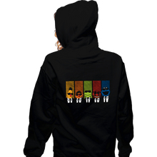 Load image into Gallery viewer, Daily_Deal_Shirts Zippered Hoodies, Unisex / Small / Black Reservoir Muppets
