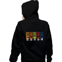 Load image into Gallery viewer, Daily_Deal_Shirts Zippered Hoodies, Unisex / Small / Black Reservoir Muppets